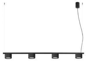 Sollux SL.2696 - Полилей на кабел AURA 4xGX53/10W/230V черен