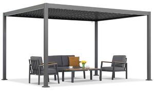 Пергола за тераса Amarante 3 x 4 м Garden Point антрацит
