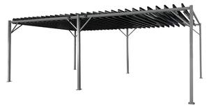 Антрацитна пергола за тераса Tasos 3x6m Garden Point