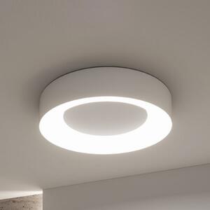 Paulmann Smart LED таванна лампа Casca, бяла, Ø 40 см, RGBW, IP44, Затъмняване, Бял, Дневна/трапезария, Метал, Модерен
