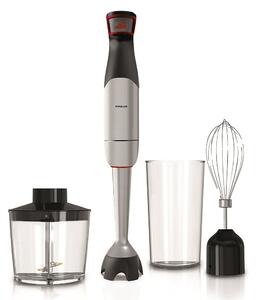 Пасатор Finlux FHB-2909EV, с кана, чопър и бъркалка, 1500W, остриета с титаниево покритие, сив