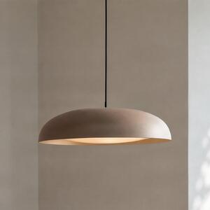 Lindby LED висяща лампа „Florie“, бежова, Ø 40 см, метал, Бежов, Дневна/трапезария, Метал, Модерен