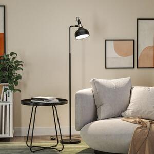 Paulmann стояща лампа Juna STYLE, черна, височина 158 см, метал, Черен, Дневна/трапезария, Метал, Модерен, Изправен прожектор