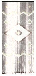 Бамбукова завеса за врата в естествен цвят 90x200 cm Rhombus – Maximex