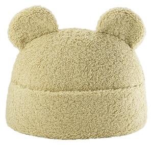 Зелена детска възглавница за диван от букле Teddy Pouch – Wigiwama