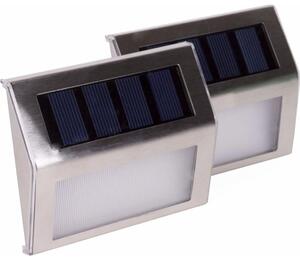 HÖFFTECH - Комплект от 2 соларни LED стенни осветителни тела, LED/1,2V 400 mAh, IP44