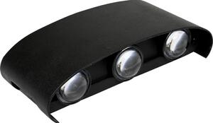 HÖFFTECH - LED Външно стенно осветително тяло UP&DOWN 6xLED/1W/230V IP65