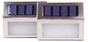 HÖFFTECH - Комплект от 2 соларни LED стенни осветителни тела, LED/1,2V 400 mAh, IP44