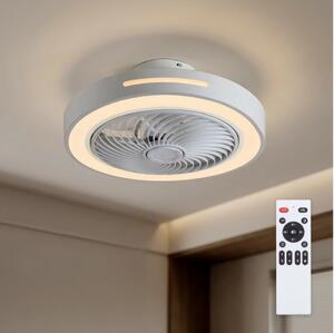 Brilagi - димируемо LED осветително тяло с вентилатор LED/38W/230V диам. 46 см бяло + дистанционно управление