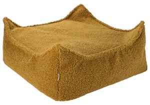Кафяв детски пуф от букле Square – Wigiwama