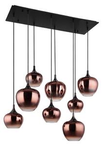 Globo 15548-8HG - Полилей на кабел MAXY 8xE27/40W/230V меден