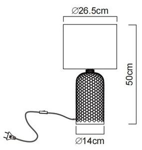 Globo 21735BG - Настолна лампа SOFIE 1xE27/60W/230V зелена