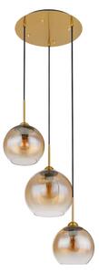 Globo 15788-3H - Полилей на кабел JAMESSA 3xE27/60W/230V месинг