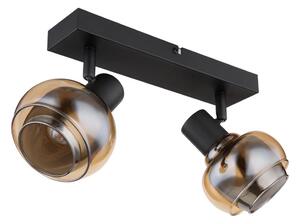 Globo 54309-2B - Точково осветително тяло TOKKI 2xE14/40W/230V черно