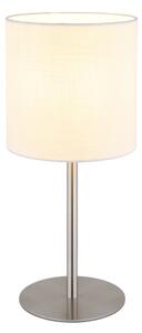 Globo 21440W - настолна лампа BENSON 1xE27/40W/230V бяла