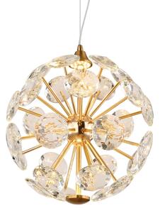 Globo 16047H - LED полилей с окачване на кабел VIRINA LED/12W/230V 3000K златист