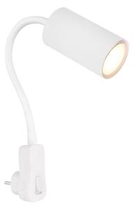 Globo 57911DPW - Стенно спот осветително тяло с щепсел ROBBY 1xGU10/35W/230V бяло