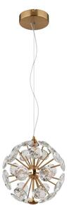 Globo 16047H - LED полилей с окачване на кабел VIRINA LED/12W/230V 3000K златист