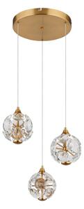 Globo 16047-3H - LED полилей на кабел VIRINA LED/24W/230V 3000K златен