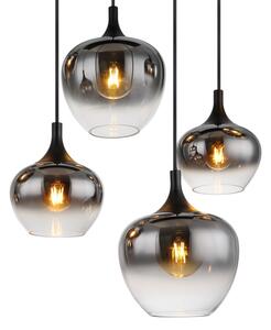 Globo 15548-8H - Полилей на кабел MAXY 8xE27/40W/230V черен