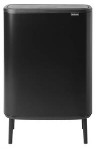 Кош за боклук Brabantia Bo Touch Hi 1001260, 60 л, Повдигнат, Плавно и безшумно отваряне, Черен мат