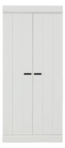 Гардероб от бял бор 77x175 cm Connect - WOOOD