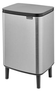 Кош за боклук Brabantia Bo Small Hi 1006650, 12 л, Плавно и безшумно отваряне, Инокс