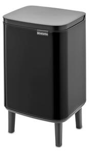 Кош за боклук Brabantia Bo Small Hi 1006645, 7 л, Повдигнат, Плавно и безшумно отваряне, Черен мат