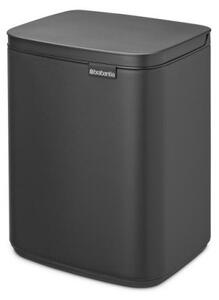 Кош за смет Brabantia Bo Small 1008868, 7л, Плавно и безшумно отваряне, Тъмносив