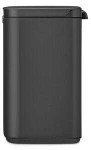 Кош за смет Brabantia Bo Small 1008868, 7л, Плавно и безшумно отваряне, Тъмносив