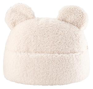 Кремава детска възглавница за диван от букле Teddy Pouch – Wigiwama