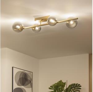 Brilagi - LED Полилей за повърхностен монтаж MILLA 4xG9/3W/230V златист/опушен