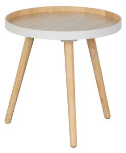 Странична масичка с бели детайли WOOOD Sasha