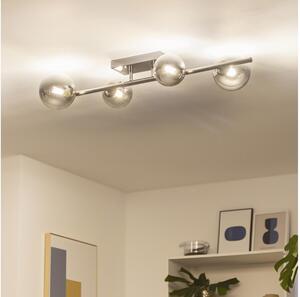 Brilagi - LED плафонен полилей MILLA 4xG9/3W/230V черен хром/димен