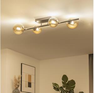 Brilagi - LED повърхностно монтиран полилей MILLA 4xG9/3W/230V черен хром/злато