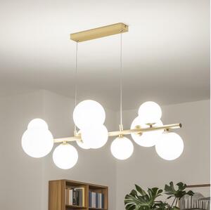 Brilagi - LED Пендел MILLA 10xG9/3W/230V златист/бял