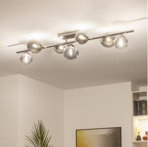Brilagi - LED повърхностно монтиран полилей MILLA 7xG9/3W/230V черен хром/опушен