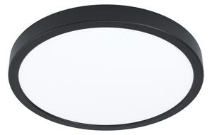 Eglo 901373 -LED RGBW С възможност за димиране, таванно осветително тяло с опушено стъкло FUEVA-Z LED/14,3W/230V 27,8cm IP44 черно