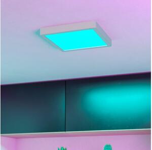 Eglo 901378 -LED RGBW димируемо таванно осветително тяло за баня FUEVA-Z LED/10,5W/230V 22x22cm IP44 бяло