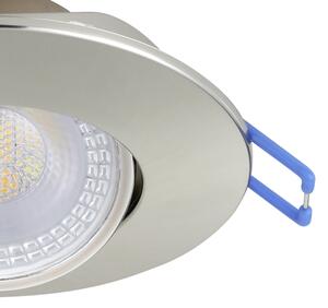 Eglo 300195 - Комплект 7xLED вградени таванни осветителни тела GEDREZ LED/4,9W/230V Ø 9 см, хром