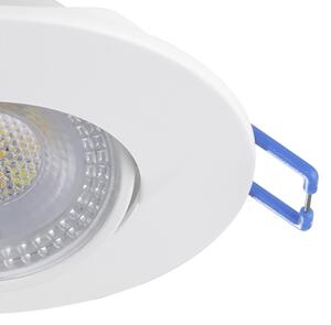 Eglo 300187 - Комплект от 10 вградени LED осветителни тела GEDREZ LED/4,9W/230V, Ø 9 см, бели