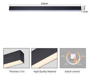 Brilagi - LED таванно осветително тяло за баня SLEEKLINE LED/40W/230V черно IP44