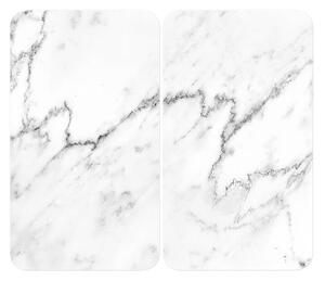 Комплект от 2 стъклени капака за печка , 52 x 30 cm Marble - Wenko