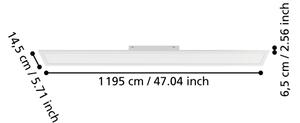 Eglo 901504-LED Димируем панел за повърхностен монтаж MORADILLO-R LED/28,3W/230V 120x15см бял + дистанционно управление