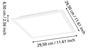 Eglo 901512 - LED RGBW плафон MORADILLO-Z LED/14W/230V 30x30 cm бял