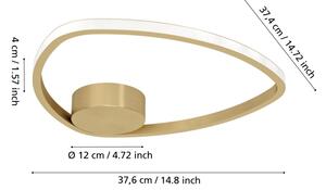 Eglo 902149 - LED таванно осветително тяло MOSCHELLA LED/9,7W/230V златно