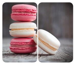 Комплект от 2 стъклени капака за печка , 52 x 30 cm Macarons - Wenko