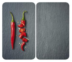 Комплект от 2 стъклени капака за печка , 52 x 30 cm Cayenne - Wenko