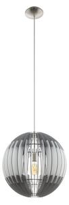 Eglo 63256 - Висяща лампа на кабел OLMERO PRO 1xE27/60W/230V, Ø 40 см, сива/бяла