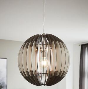 Eglo 63256 - Висяща лампа на кабел OLMERO PRO 1xE27/60W/230V, Ø 40 см, сива/бяла